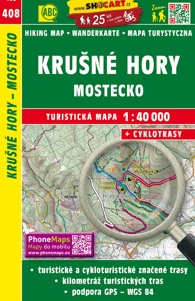 Krušné hory Mostecko 1:40 000