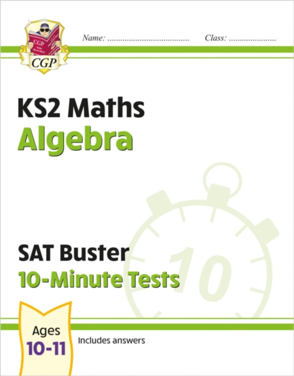 KS2 Maths SAT Buster 10-Minute Tests - Algebra (for the 2026 tests)
