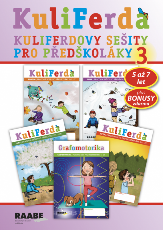 KuliFerda (5–7 let) - SADA 5 pracovních sešitů č.3