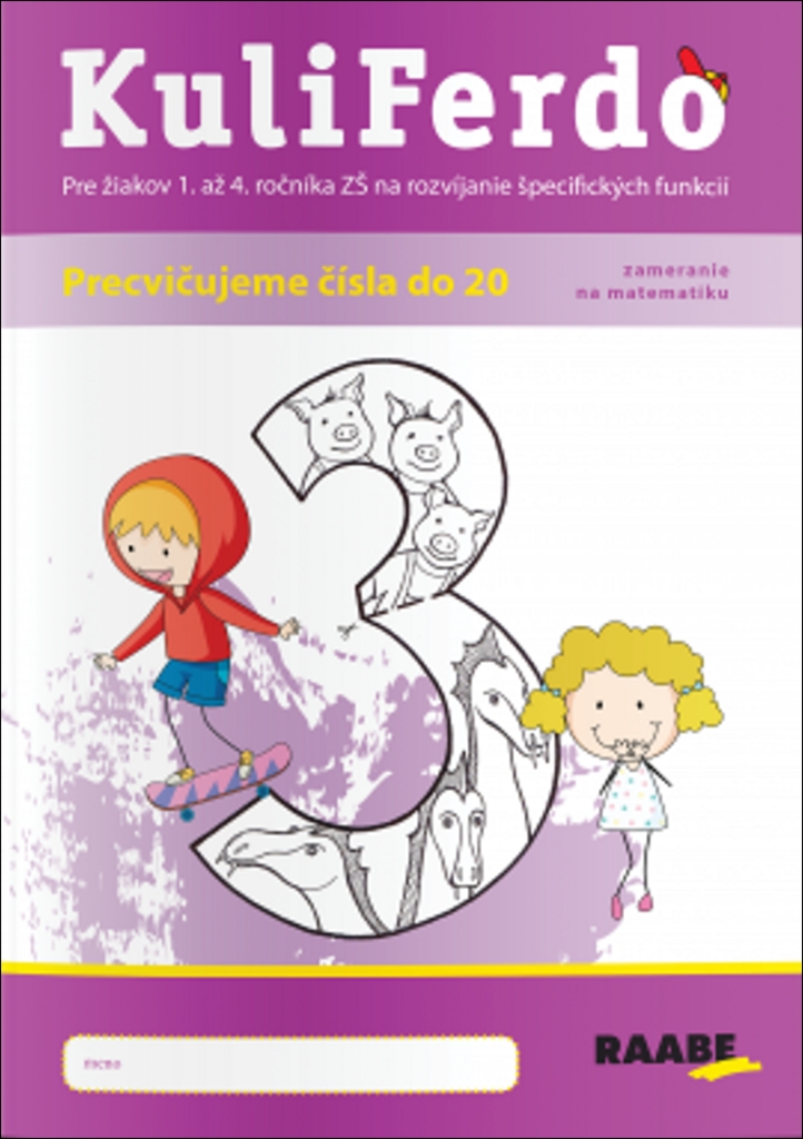 KuliFerdo Precvičujeme čísla do 20, zameranie na matematiku 3
