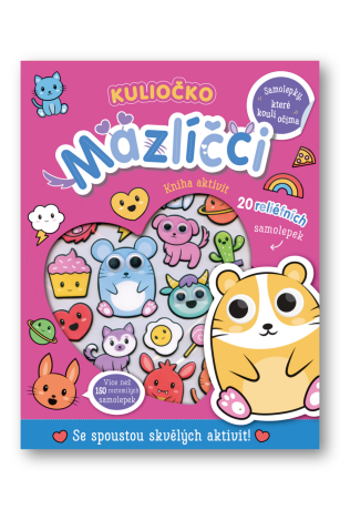 Kuliočko Mazlíčci 20 reliéfních samolepek