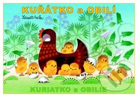 Kuřátko a obilí / Kuriatko a obilie (omalovánky)