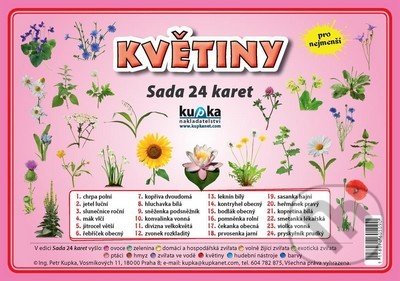 Květiny - Sada 24 karet