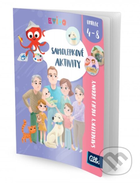 Kvído: Samolepky mojej rodiny (samolepkové aktivity) - kniha z kategorie Samolepky
