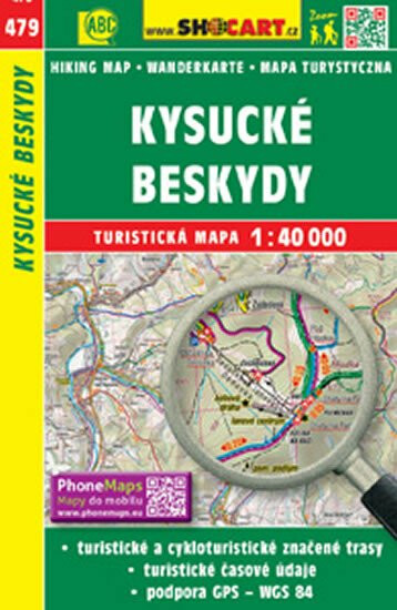 Kysucké Beskydy 1:40 000 (Turistická mapa 479)
