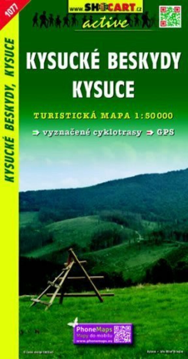 Kysucké Beskydy, Kysuce 1:50 000 (Turistická mapa 1077)