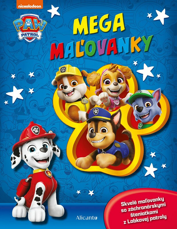 Labková patrola Mega maľovanky