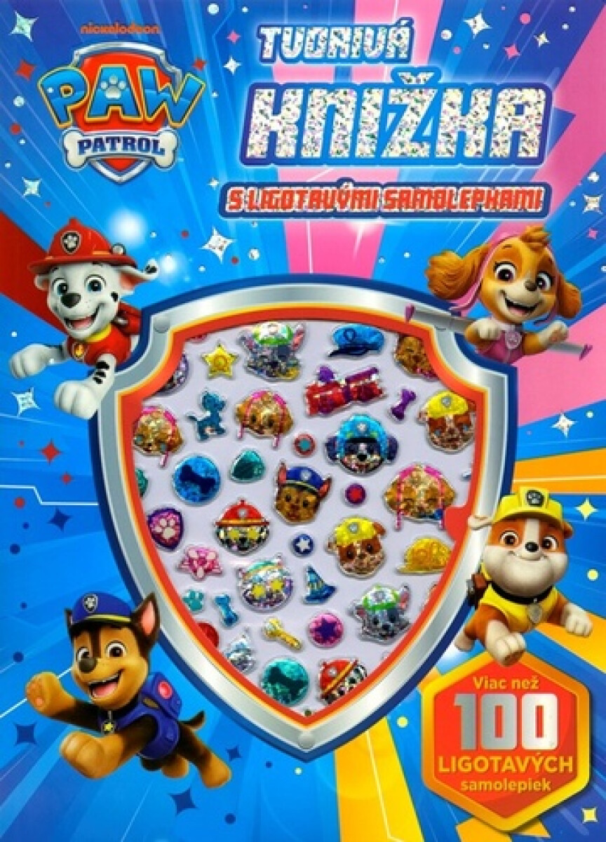 Labková patrola - Tvorivá knižka s ligotavými samolepkami