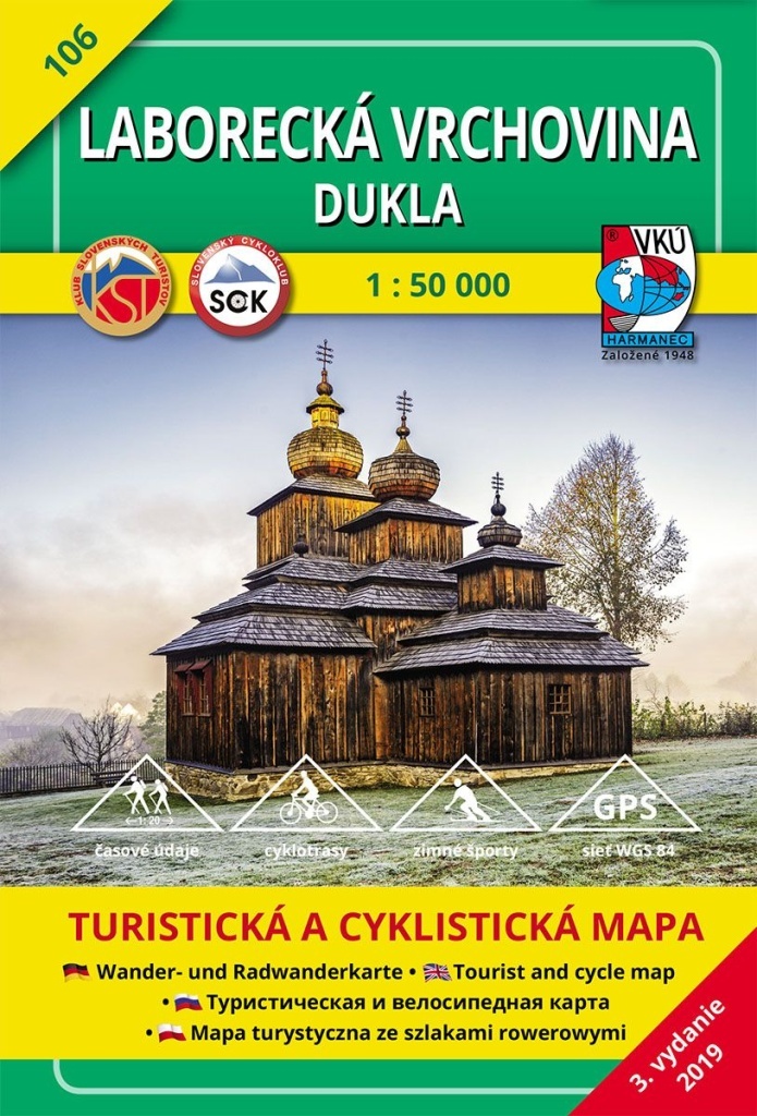 Laborecká vrchovina Dukla 1 : 50 000 (2019)