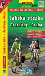 Labská stezka, Drážďany - Praha 1:60 000