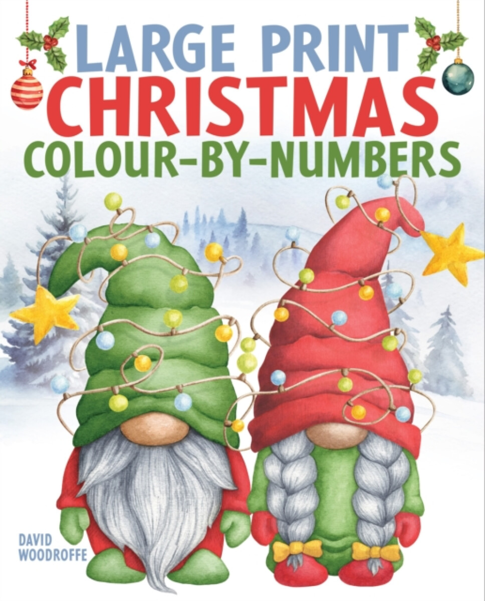 Large Print Christmas Colour-by-Numbers