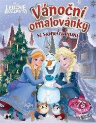 Vánoční omalovánky se samolepkami