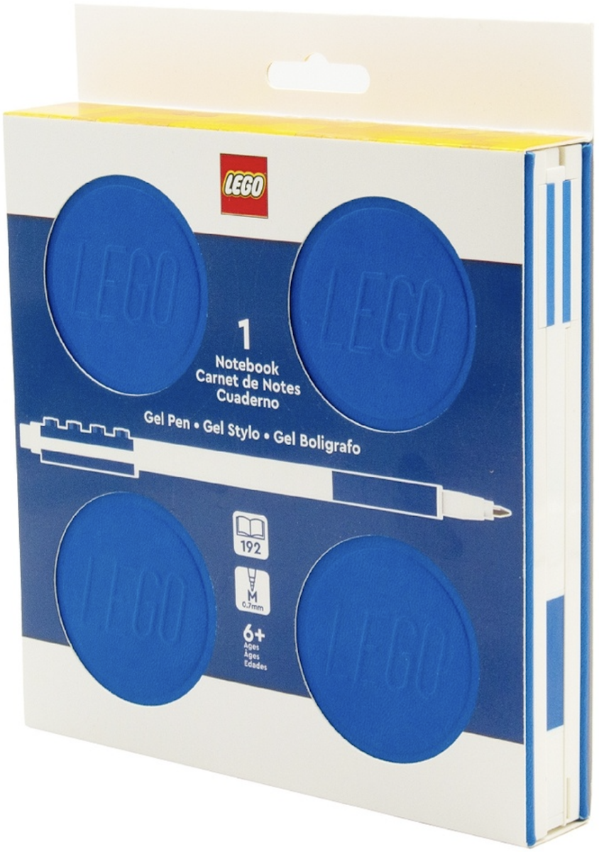 LEGO Zápisník s gelovým perem jako klipem a náhradní náplní