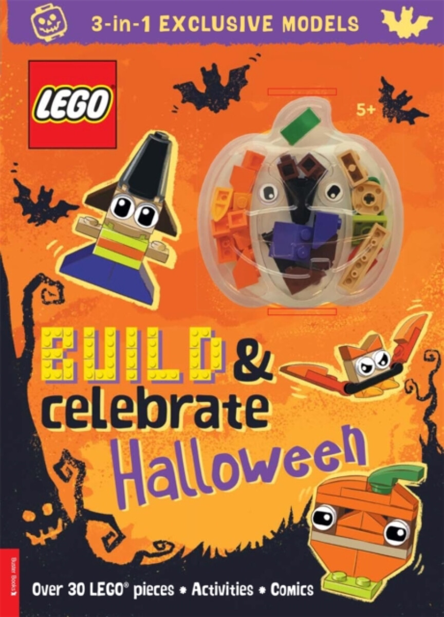 LEGOÂ® Books: Build & Celebrate Halloween (includes over 30 pieces)