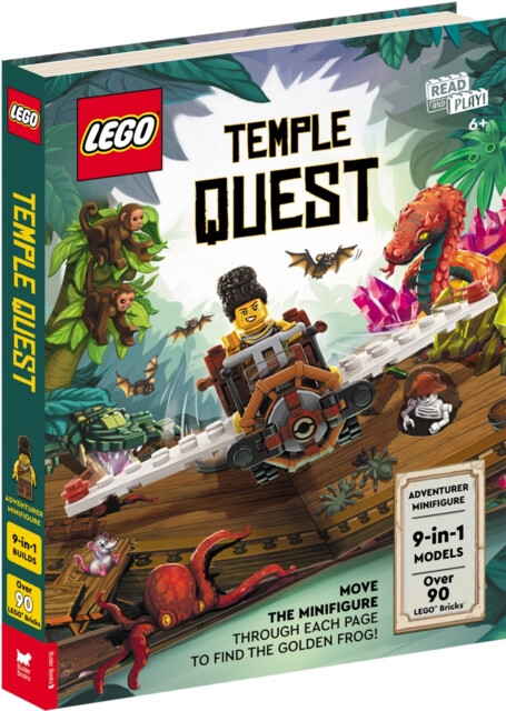 LEGOÂ® Books: Temple Quest (with adventurer minifigure, nine buildable models, play scenes and over 90 LEGO elements)