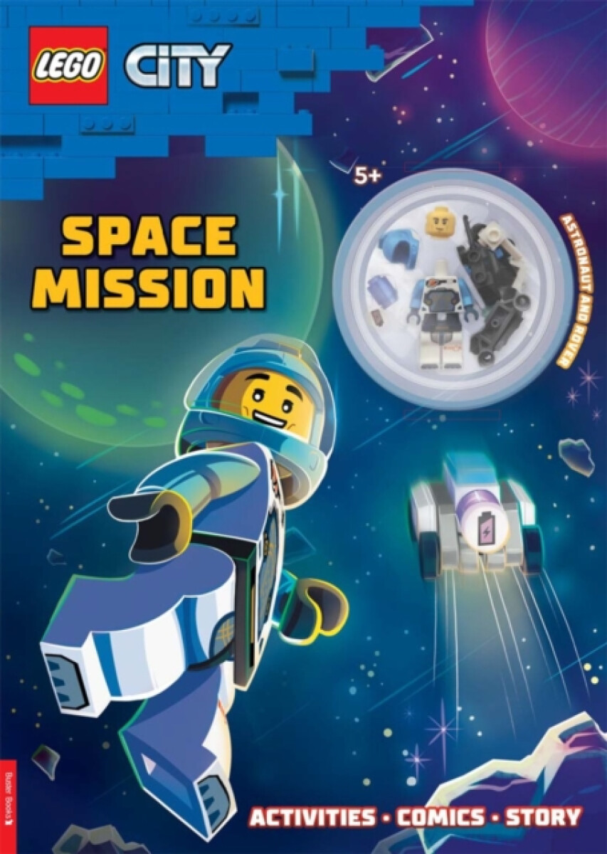 LEGOÂ® City: Space Mission Activity Book (with astronaut LEGO minifigure and rover mini-build)