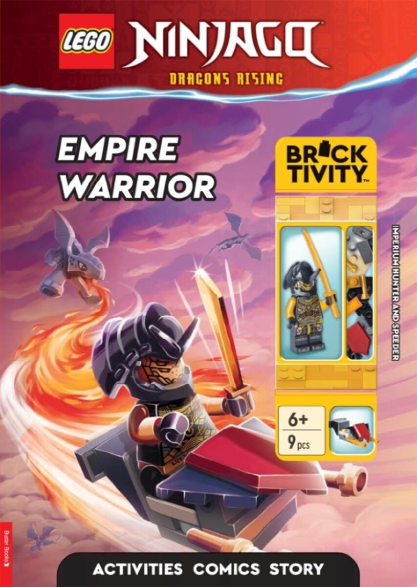 LEGOÂ® NINJAGOÂ®: Empire Warrior Activity Book (with Dragon Hunter minifigure and Speeder mini-build)