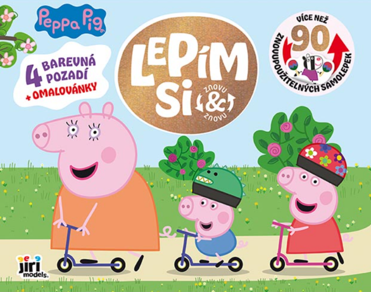 Lepím si znovu a znovu - Peppa Pig