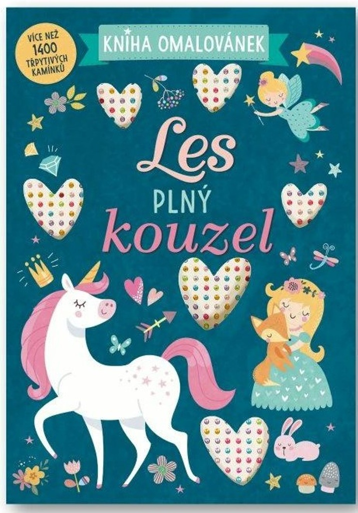 Les plný kouzel Kniha omalovánek