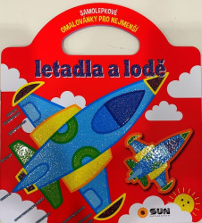 Letadla a lodě Samolepkové omalovánky pro nejmenší