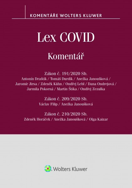 Lex COVID (č. 191/2020 Sb., č. 209/2020 Sb., č. 210/2020 Sb.)