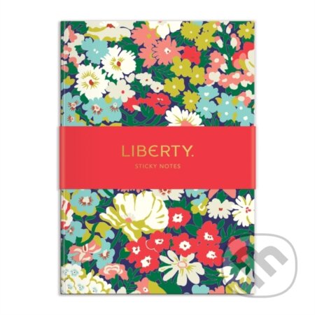 Liberty Floral Sticky Notes Hard Cover Book