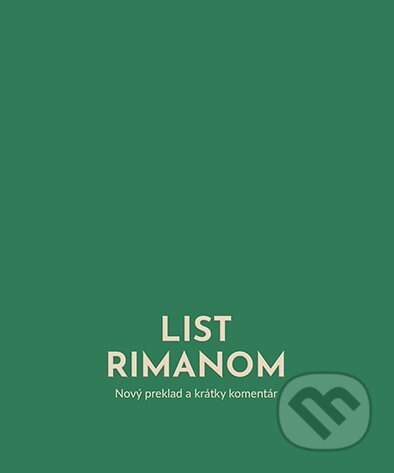 List Rimanom (Nový preklad a krátky komentár)