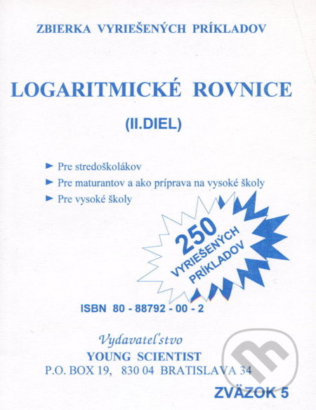 Logaritmické rovnice 2 diel