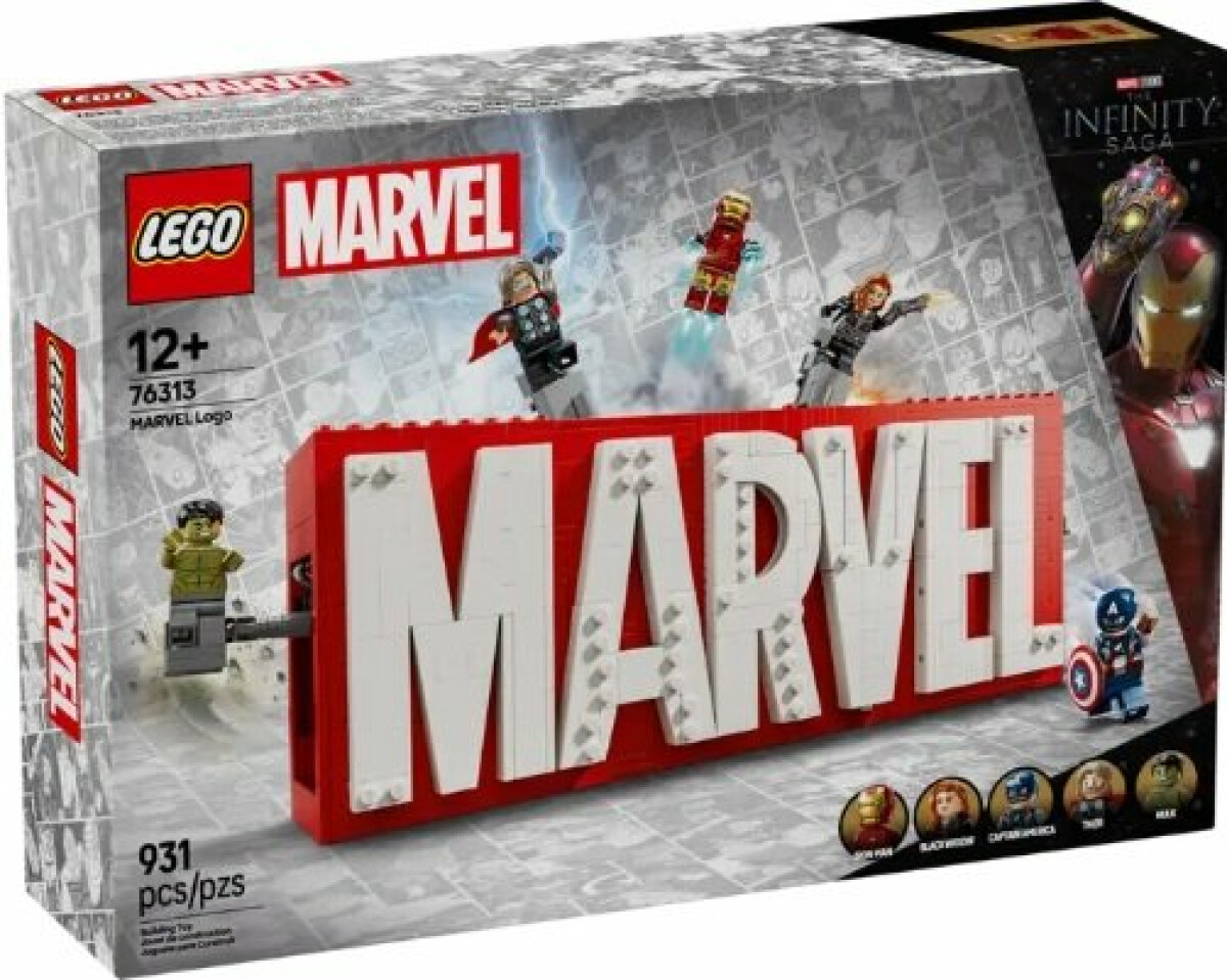 Logo MARVEL a minifigurky