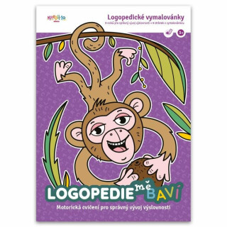Logopedie mě baví Logopedické omalovánky - Motorické cvičení pro správný vývoj výslovnosti