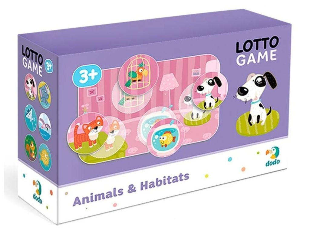 Lotto Zvířátka a jejich obydlí