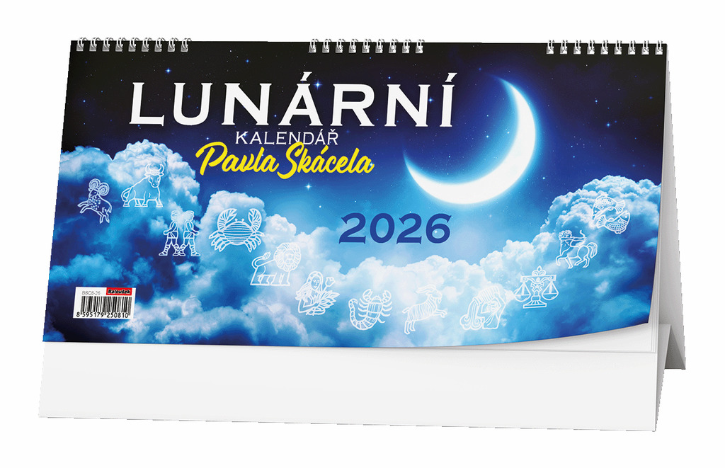 Lunární kalendář Pavla Skácela 2026 - stolní kalendář