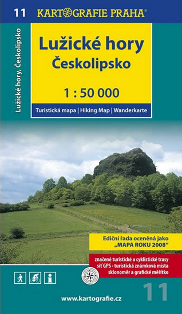 Lužické hory,Českolipsko 1:50 000