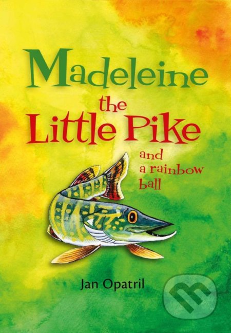 Madeleine the Little Pike and a rainbow ball