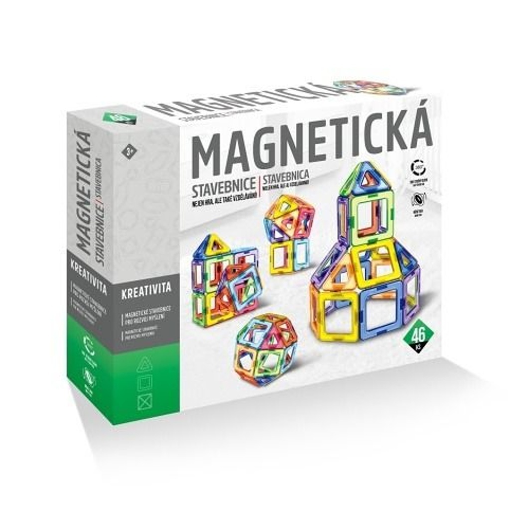 Magnetická stavebnice 46 ks