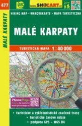Malé Karpaty 1:40 000 (Turistická mapa 477)
