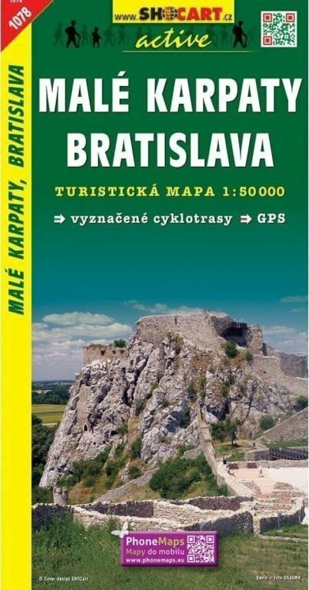 Malé Karpaty, Bratislava 1:50 000 (Turistická mapa 1078)