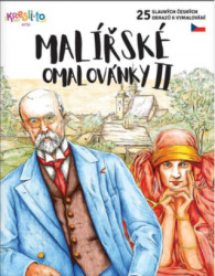 Malířské omalovánky II (25 slavných českých obrazů k vymalování) - kniha z kategorie Pro dospělé