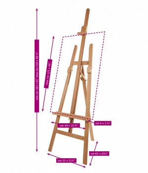 Malířský stojan A buk Mabef