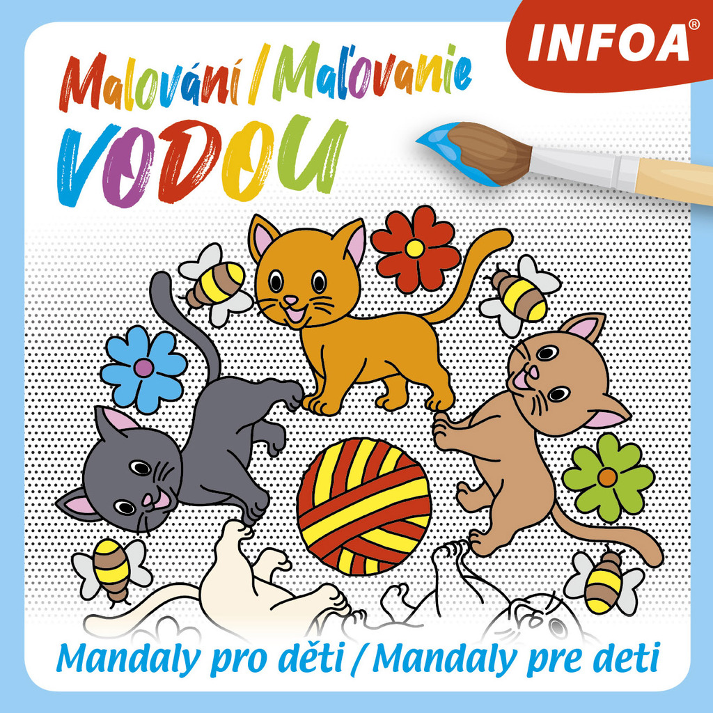 Malování/Maľovanie vodou Mandaly pro děti/Mandaly pre deti