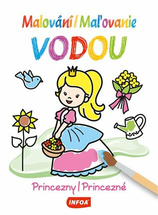 Malování / Maľovanie vodou: Princezny / Princezné - kniha z kategorie Omalovánky