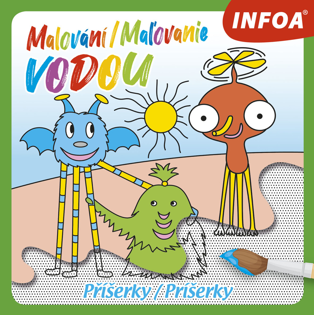 Malování/Maľovanie vodou Příšerky/Príšerky