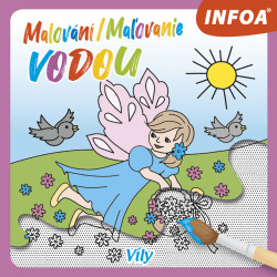 Malování/Maľovanie vodou: Víly - kniha z kategorie Omalovánky