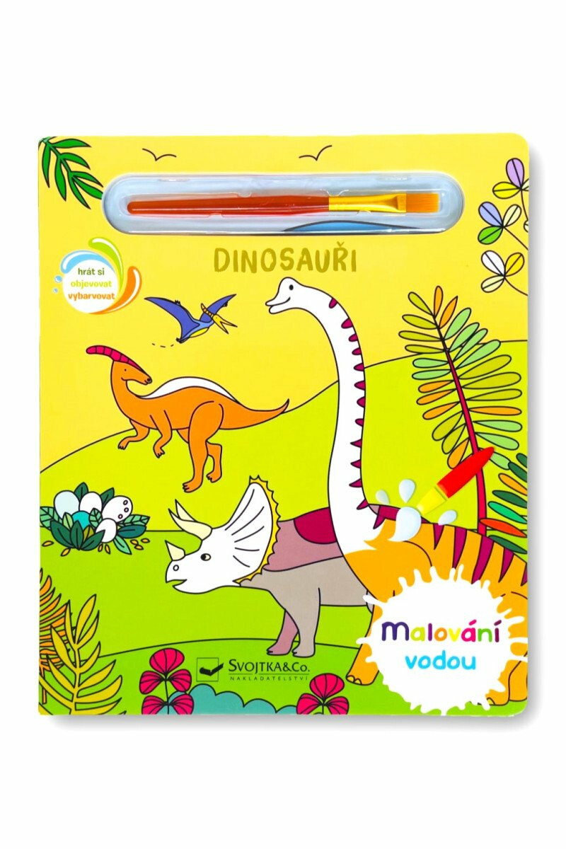 Malování vodou - Dinosauři - Elisabeth Morais