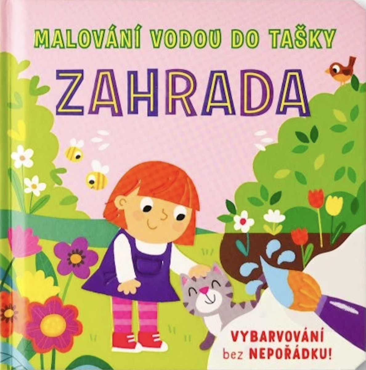 Malování vodou do tašky Zahrada