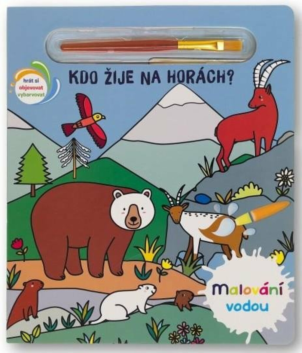 Malování vodou - Kdo žije na horách? - Elisabeth Morais