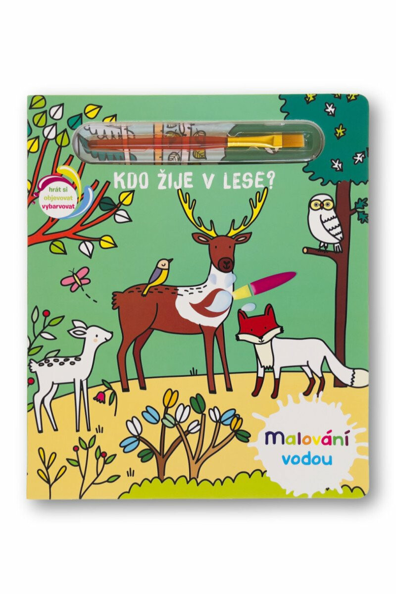 Malování vodou - Kdo žije v lese? - Elisabeth Morais