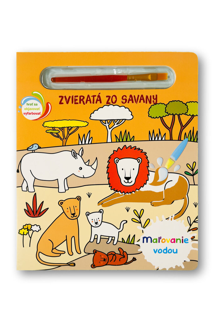 Maľovanie vodou Zvieratá zo savany
