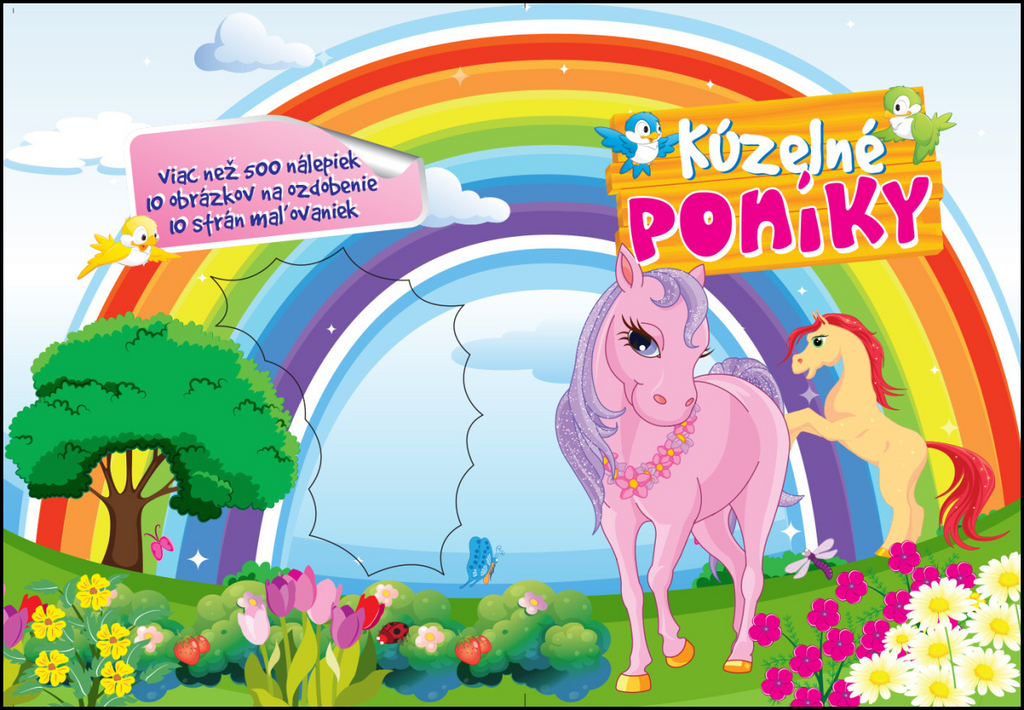 Maľovanky Kúzelné poníky