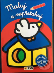 Maluj a nepřetahuj - modrá, ptáček- od 2 let